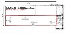 Grundriss.jpg Lager- und Produktionshalle mit B�ro-/Sozialbereich und Au�enfl�chen zu vermieten